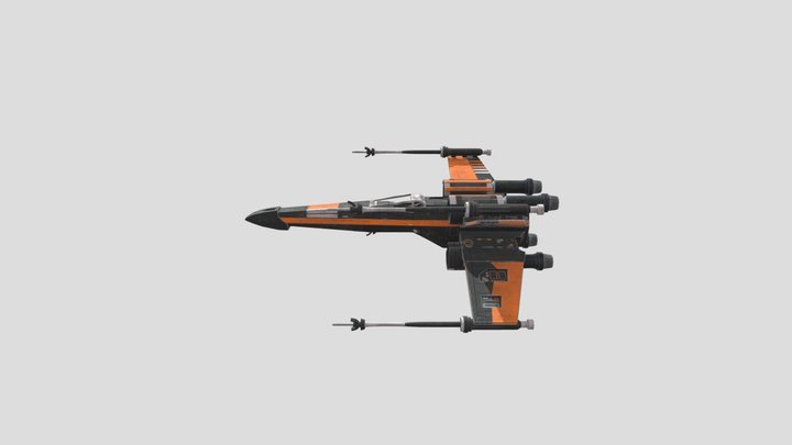 T-65B X-wing 3D Model