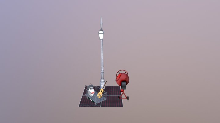 1DAE08_Vandewal_Miel_Props 3D Model