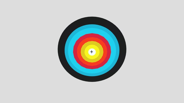 Shooting Target 3D Model