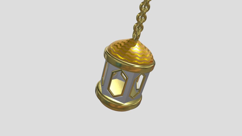 Ramadan Lantern 3 Ornate_lantern 3d Model