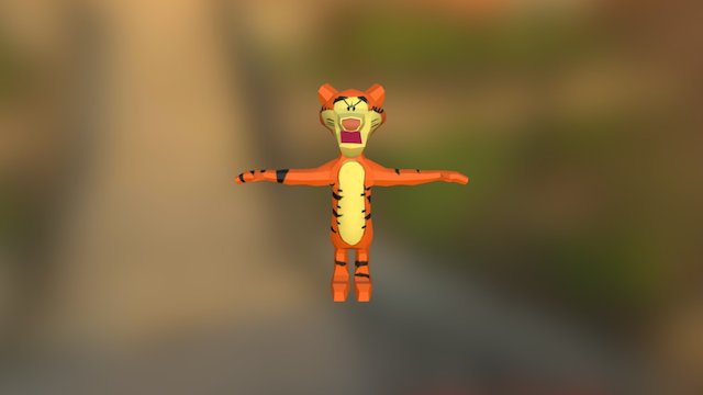 跳跳虎 3D Model