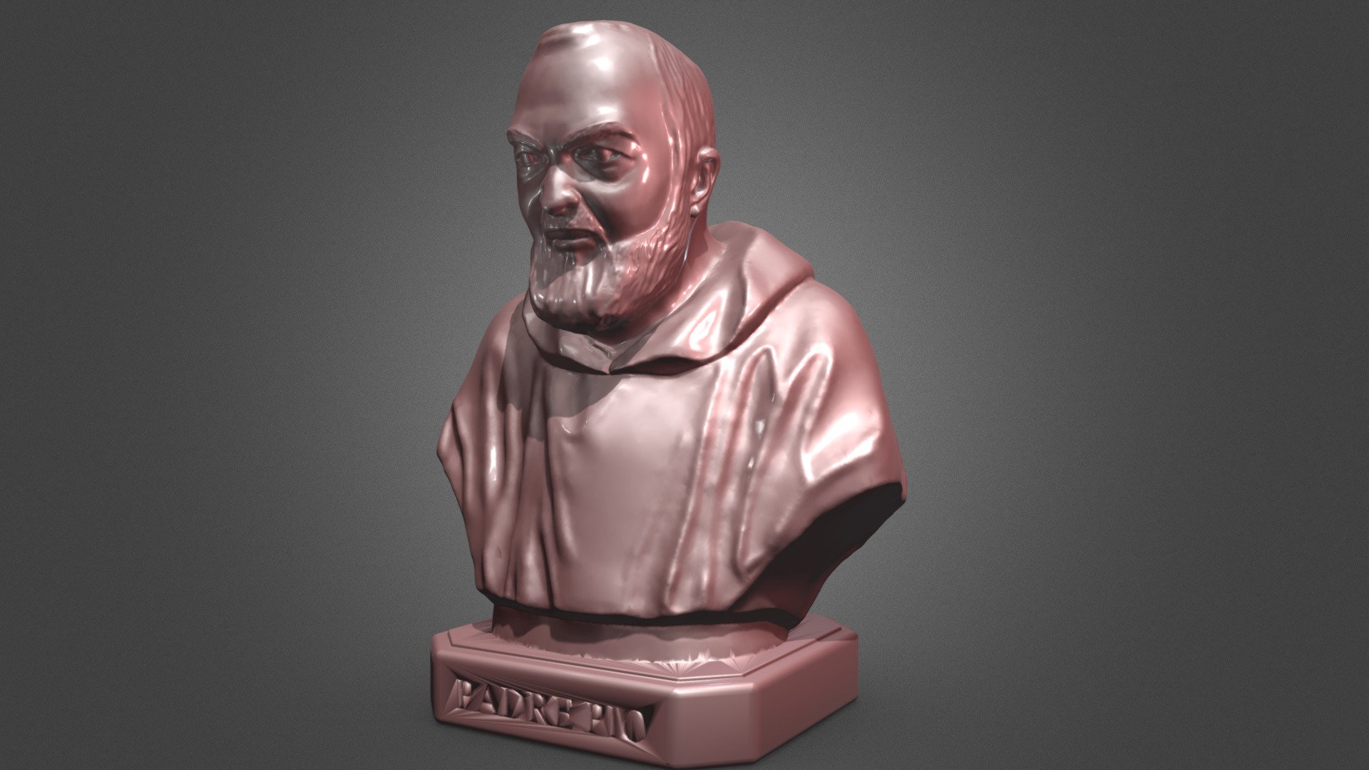 Padre Pio Bust - Buy Royalty Free 3D model by Massimiliano Castiglione  (@Maxider) [b949209]