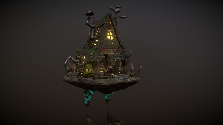 Baba Yaga House 3D Model