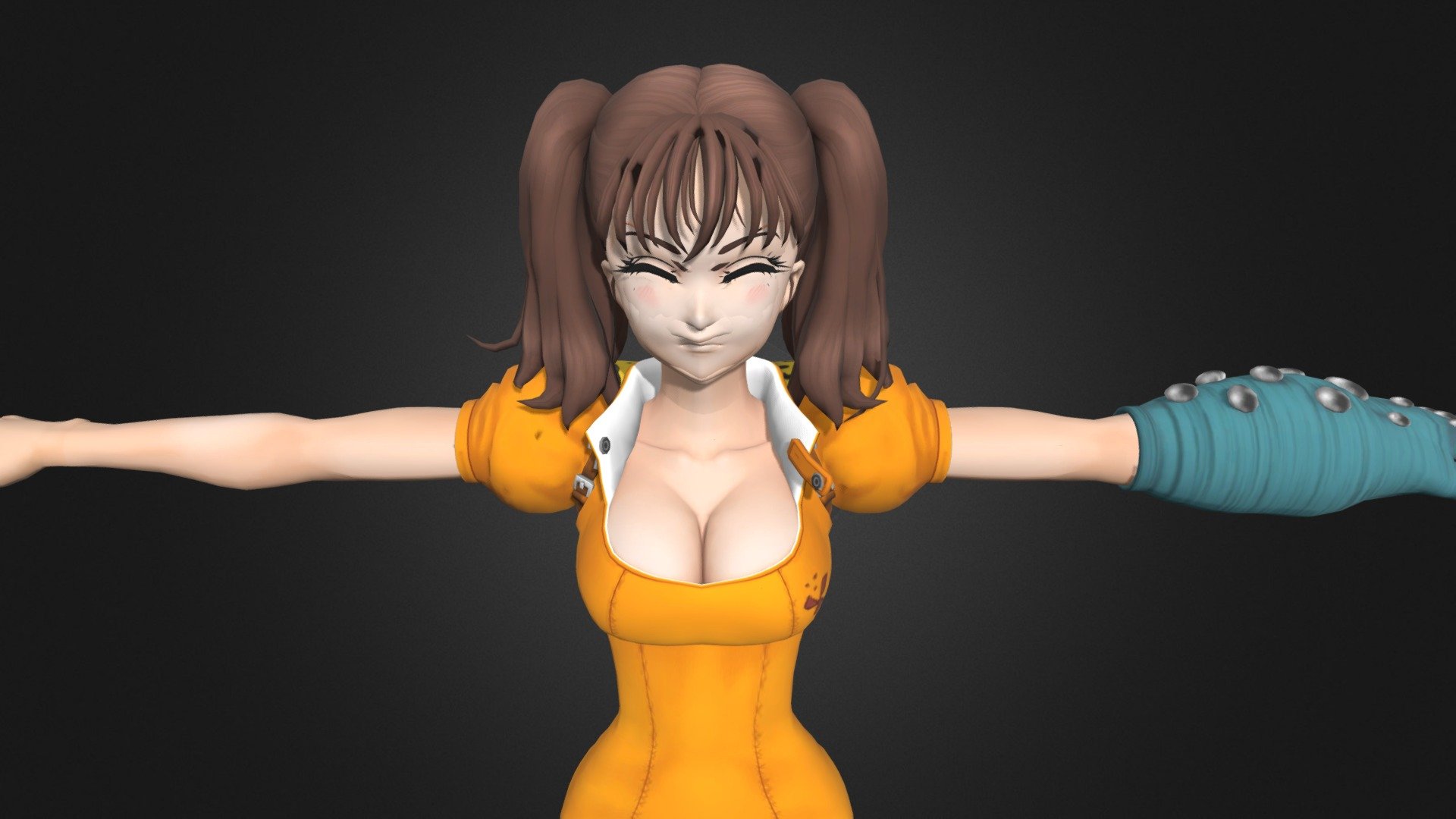 Diane Seven Deadly Sins Download Free 3D Model By Realsonicfan1990