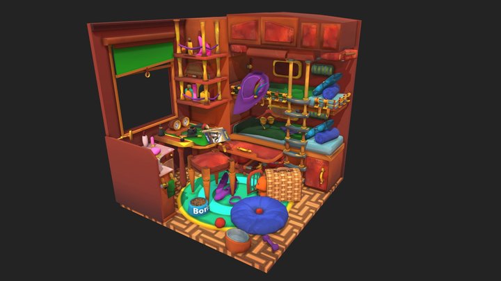 DAE Crib Tsimafei Trushkin 3D Model