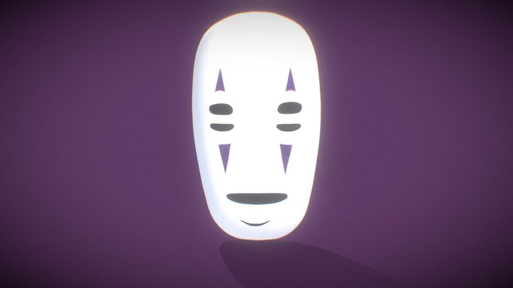 Nameless spirit mask ( Spirited Away) 3D Model
