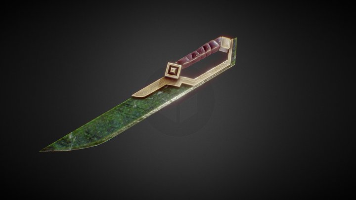 Dwarn Dagger 3D Model