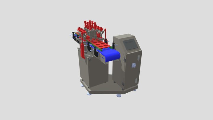6 Head Servo Filler 3D Model