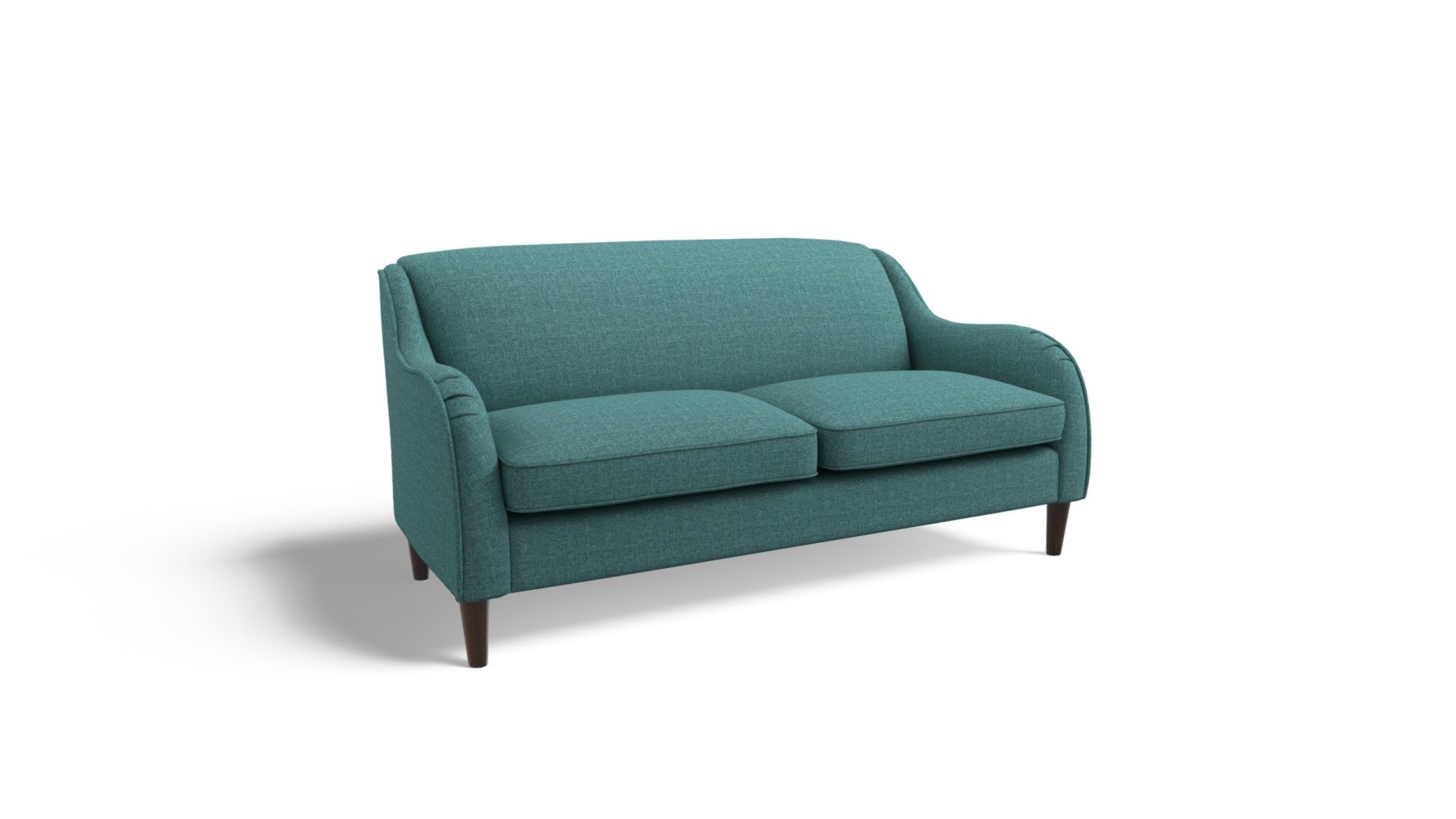 Helena 3 Seater Sofa, Textured Weave Teal
