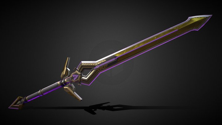 Apex Legends Heirlooms Power Sword 3D Model