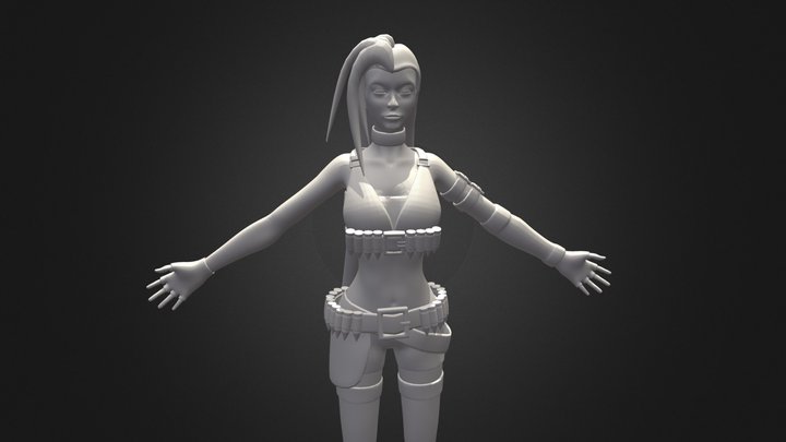 JINX League of Legends 3D Model