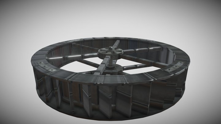 water wheel – Gratis 3D-model STL