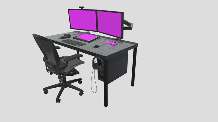 3D Modeling Workstation 3D Model