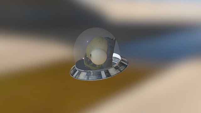 Ufo Alien 3D Model
