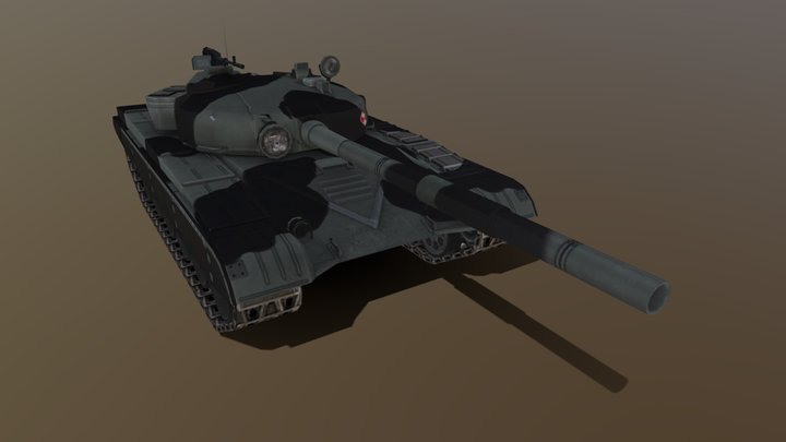 T-72M Jaguar (Poland) – Free 3D Model STL