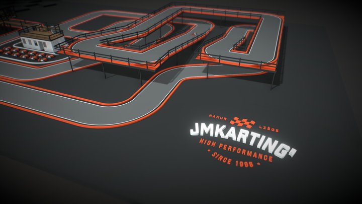 [JMK] John Martin's Karting NEW Track 3D Model