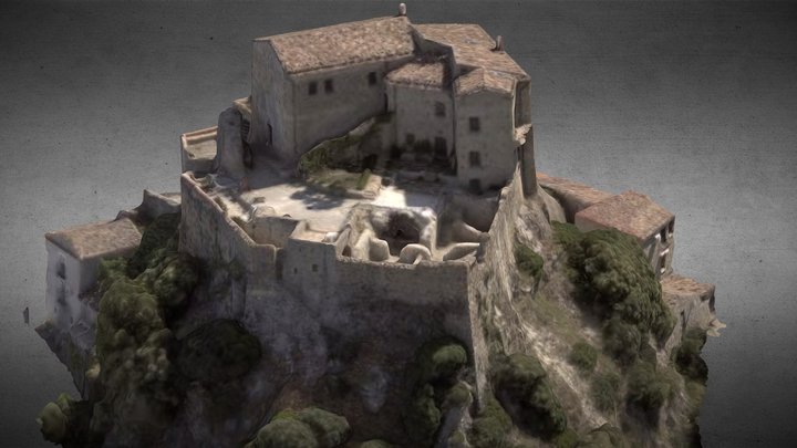 Vitale Valentino, Castle Morra, Valsinni 3D Model