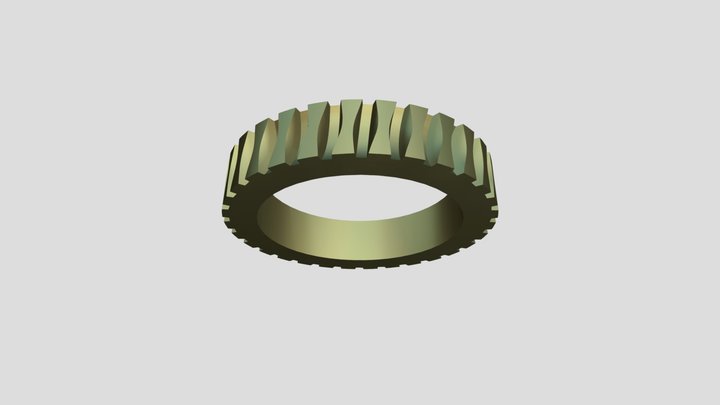 Worm Gear 3D Model