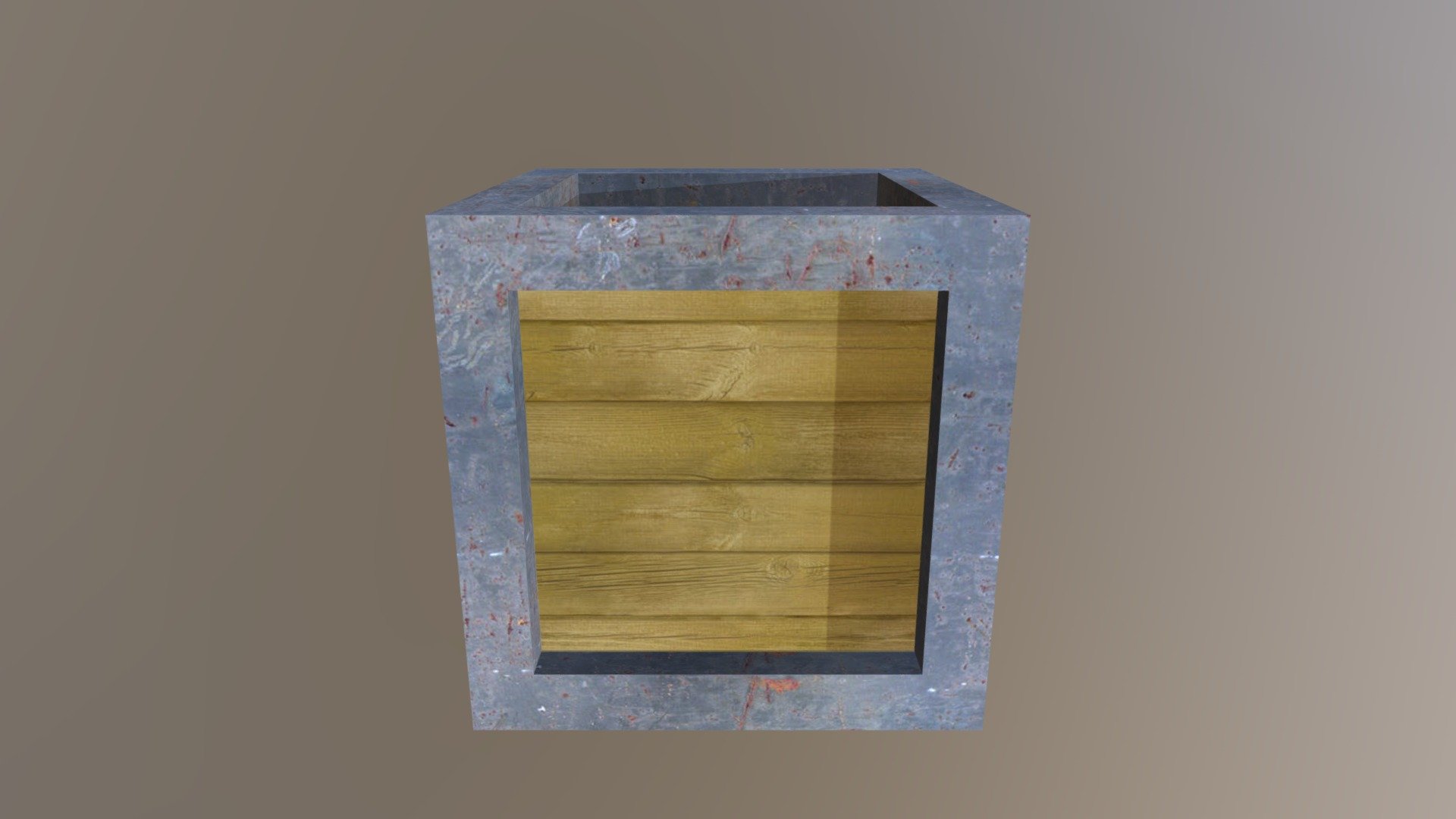 Photo-Bashed Crate