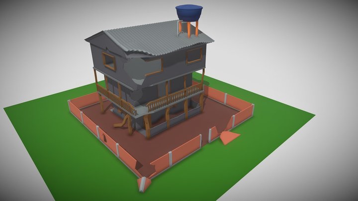 abandoned house 3D Model