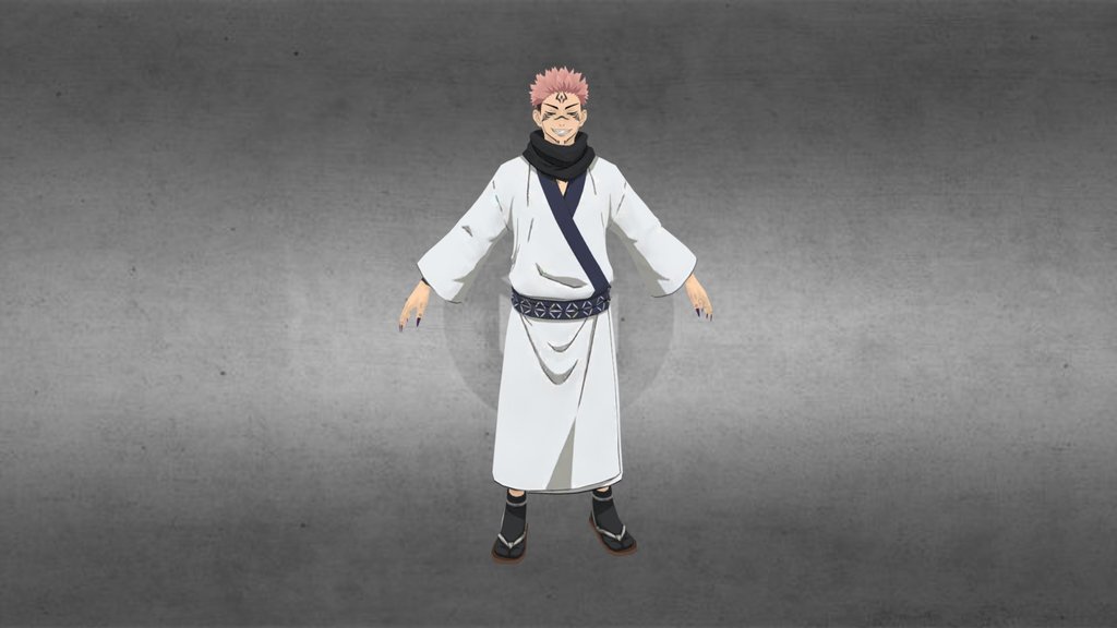 Freefire-new Ryomen Sukuna3d model