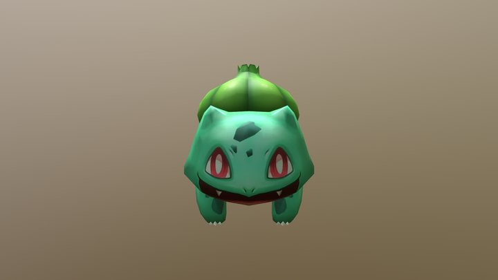 [Study]_Bulbasaur 3D Model