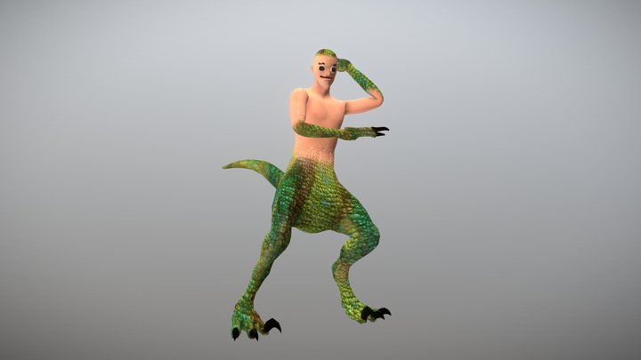 Raptor Bro [2017] - VRChat Avatar 3D Model