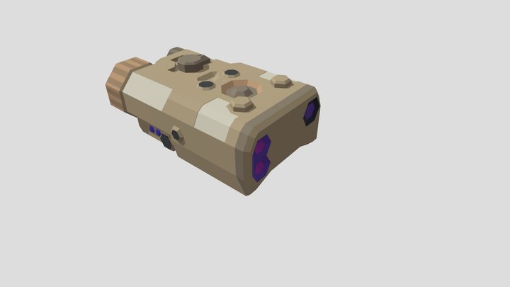 NGAL aiming laser 3D Model