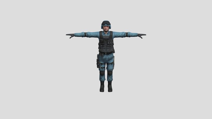 Soilder 3D Model