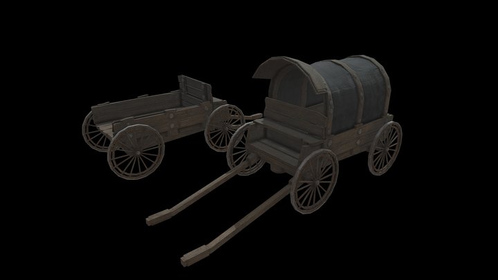medieval cart – Modello 3D gratuito STL
