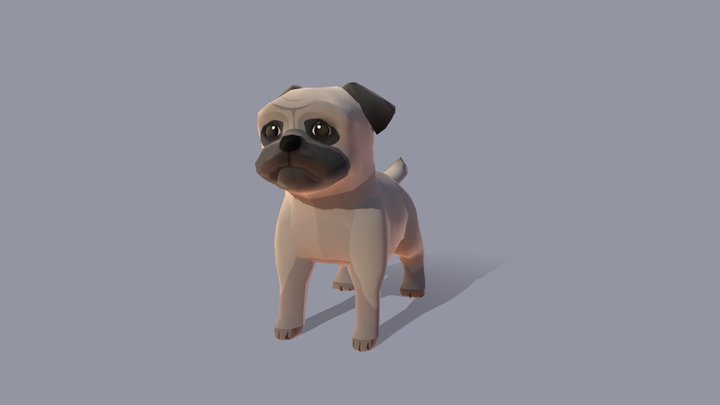 pug 3D Model