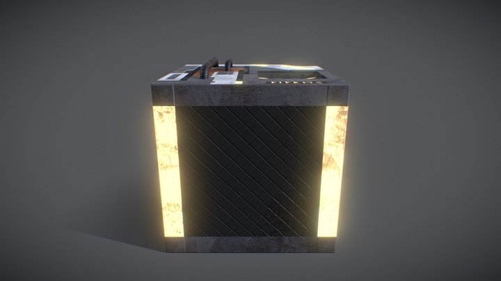sci-fi box 3D Model