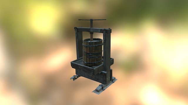Old Wine Press 3D Model