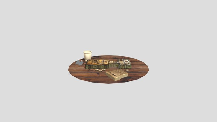 Royal Game Of Ur 3D Model
