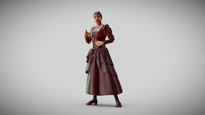 Elizabeth Bathory 3D Model