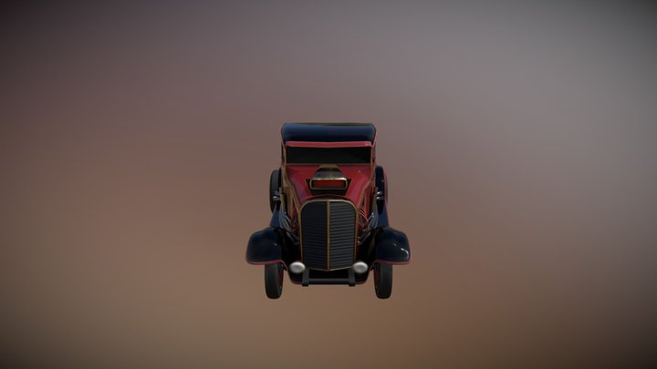 BootLegger Hot Rod 3D Model