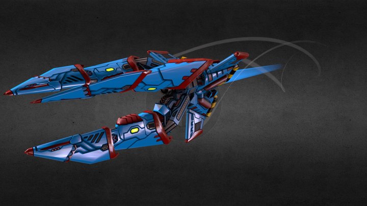 Wip3out Missile 3D Model