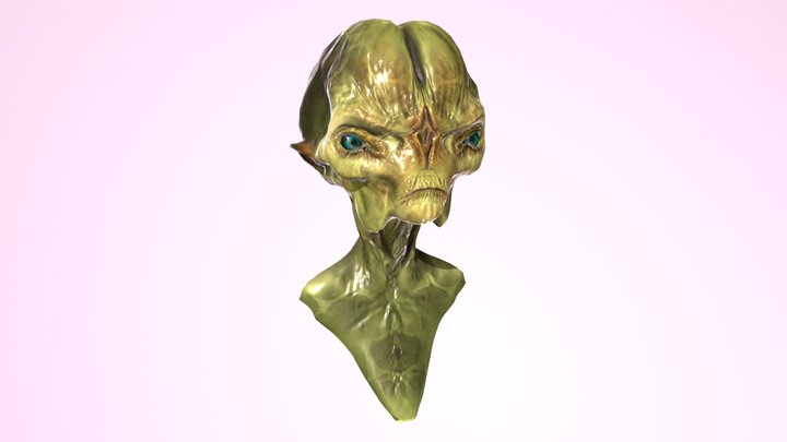 Alien Atividade Claudio - William Herdt Piermann 3D Model