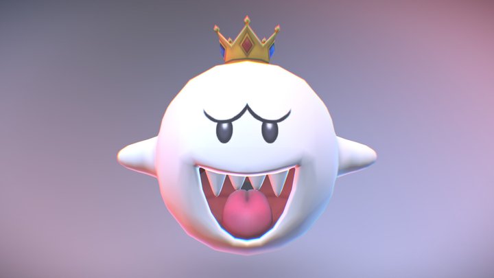 King Boo In Mario Games (Mario Version) 3D Model