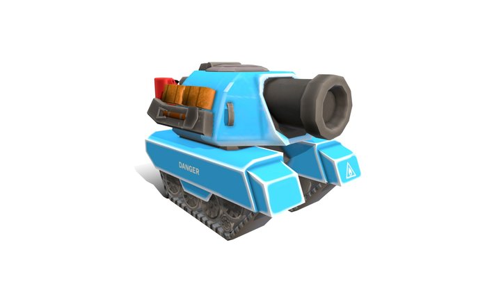 Tank 3D Model 3D Model