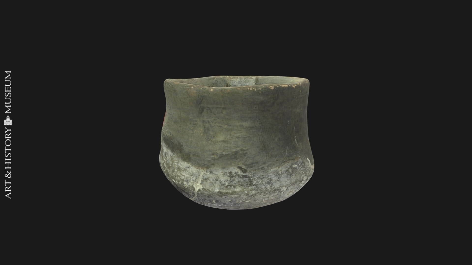 Small carinated vase with flaring rim