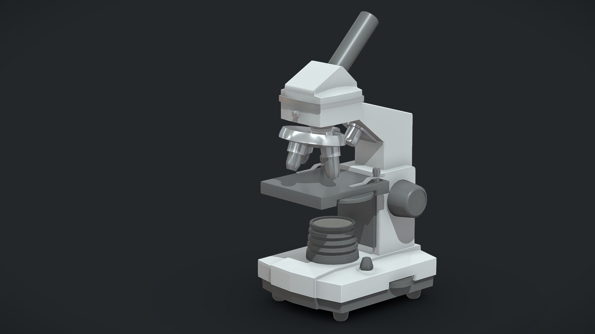 FMB_Microscope_01 - Download Free 3D model by FreeMeshBase [b9645ae ...