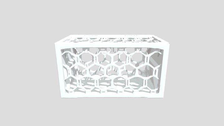 Honeycomb Blueprint 3D Model