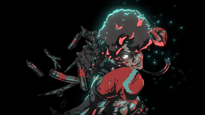 MegaloBox Junk Dog 3D Model