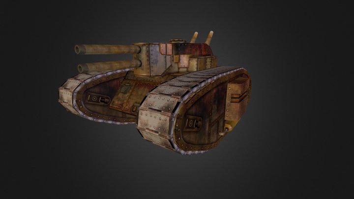 Basic Tank 2 3D Model