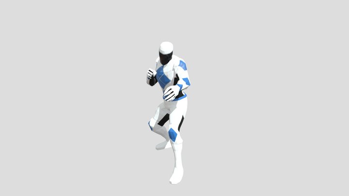 Fight Idel Pose 3D Model