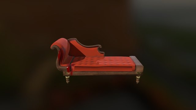 Triclinium Chair 3D Model
