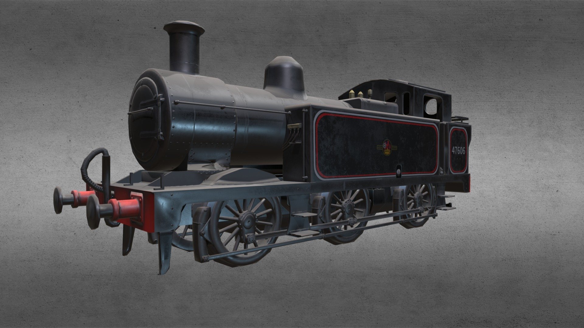 Jinty low poly bake.