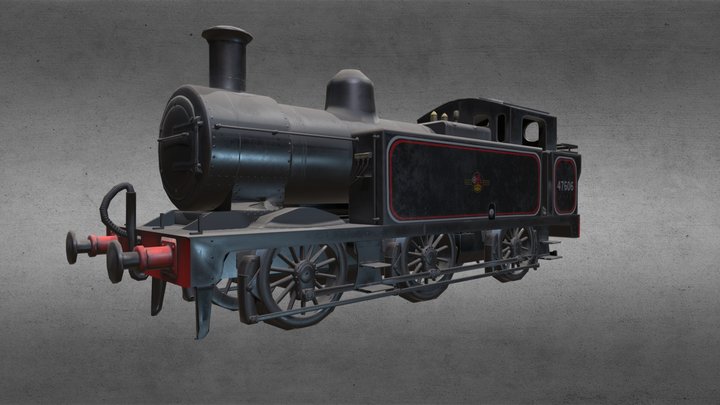 Jinty low poly bake. – Modello 3D gratuito STL