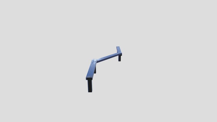 West Coast Park balance beam 3D Model